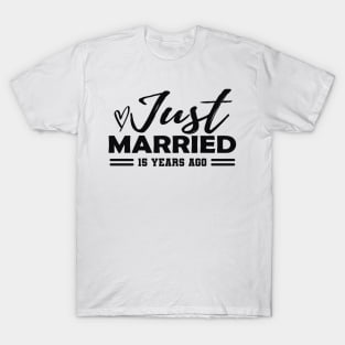 15th Wedding Anniversary - 15 years anniversary T-Shirt